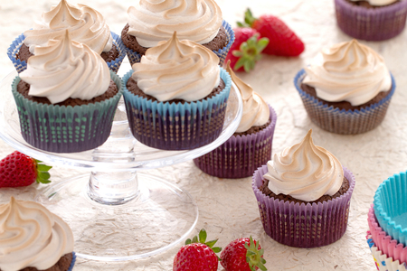 Flame Cupcake with Nesquik