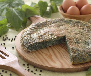 Nettle omelette