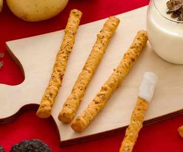Breadsticks with Delicate Truffle Cream