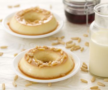 Pine Nut Creme Caramel