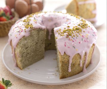 Chiffon cake multicolor