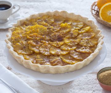 Caramelized Orange Tart
