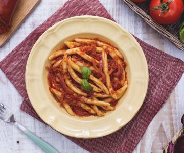 Scialatielli with nduja