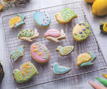Colored Easter Cookies