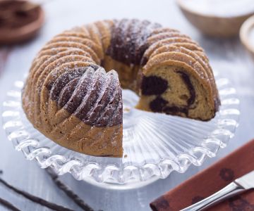 Gluten-free marble bundt cake