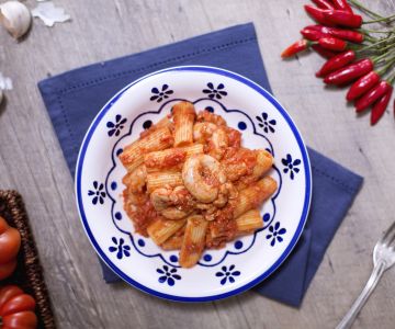 Rigatoni with pajata
