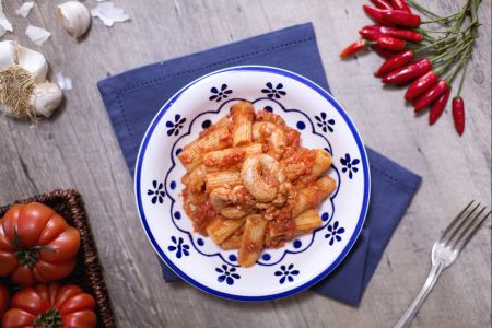 Rigatoni with pajata
