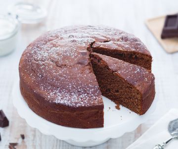 Chocolate cake with sour cream