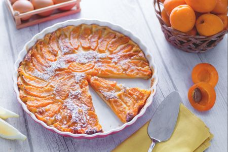 Apricot clafoutis