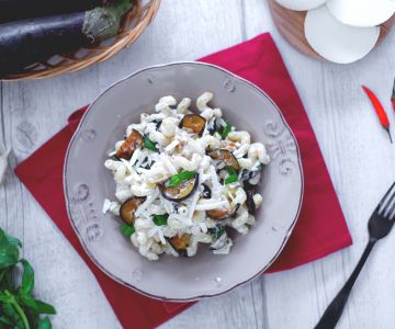 Pasta alla Norma in bianco