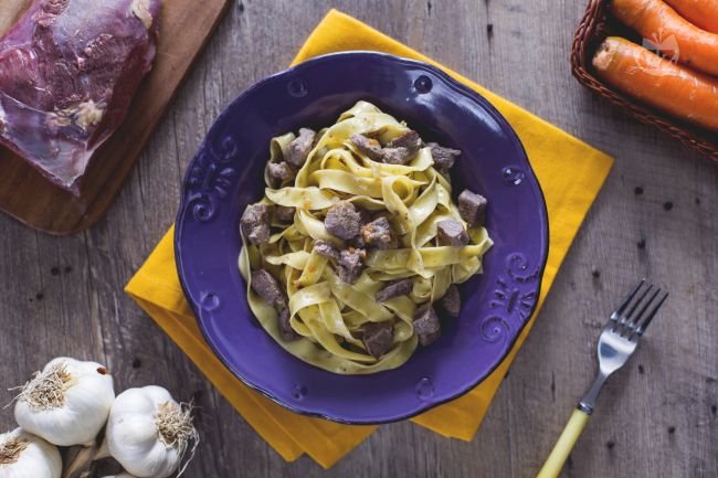 Tagliatelle with duck - Italian recipes by GialloZafferano