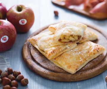 Apple and Culatello Puff Pastry