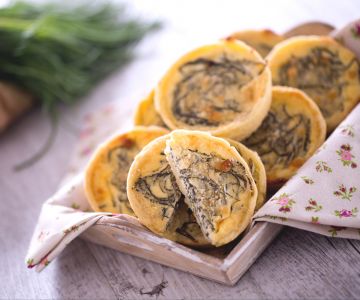 Savory Tartlets with Agretti