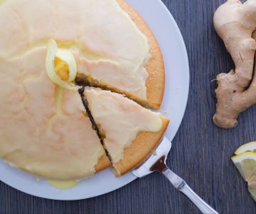 Lemon and Ginger Water Cake