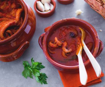 Octopus in Tomato Sauce