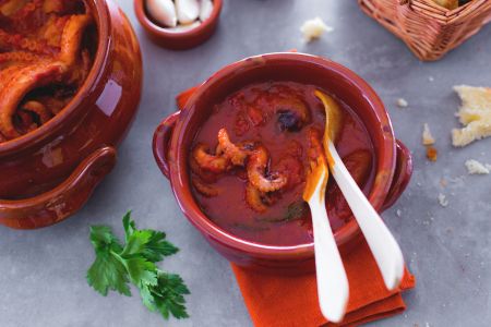 Octopus in Tomato Sauce