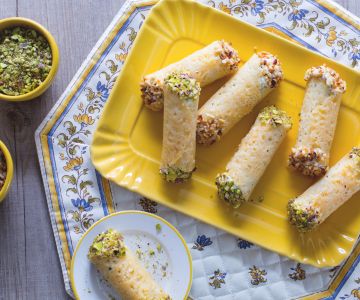 Grana Cheese Cannoli Filled