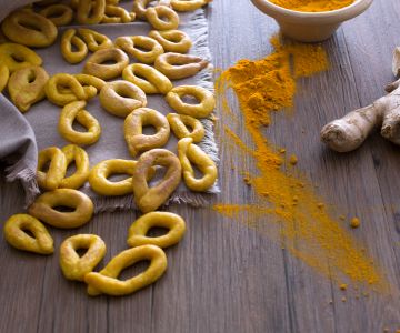 Ginger and Turmeric Taralli
