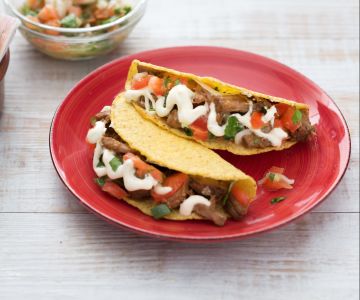 Tacos with meat