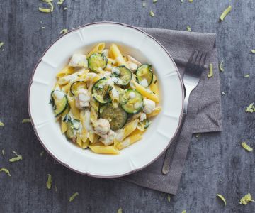 Pasta with Chicken and Zucchini