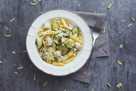 Pasta with Chicken and Zucchini