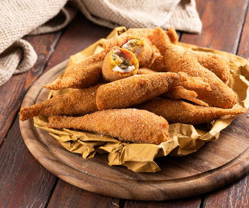 Stuffed and Fried Red Mullets