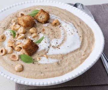 Parsnip and Hazelnut Soup