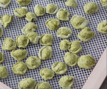Green orecchiette