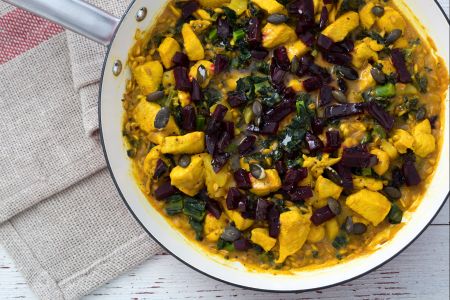 One-pot chicken and vegetables