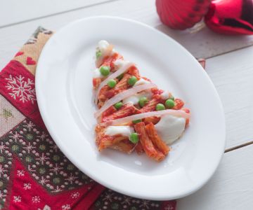 Easy decorative pasta trees