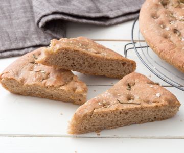 Spelt focaccia