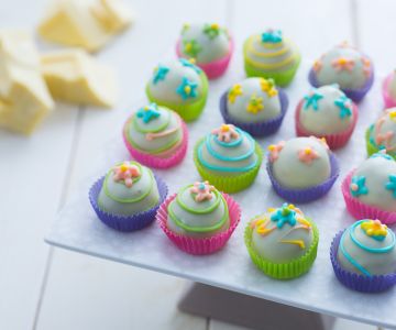 White chocolate bon bons