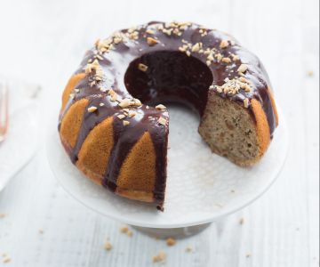Banana and Peanut Bundt Cake