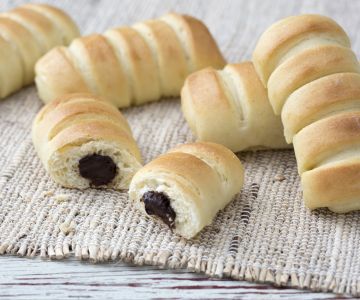 Chocolate brioche pastries