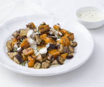 Grilled Pumpkin and Porcini