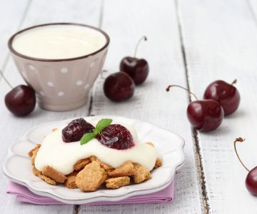 Deconstructed cheesecake