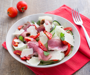 Spiced Beef Salad and Grana Padano