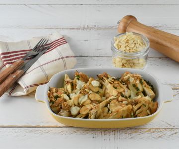 Gratinated Fennel with Almonds