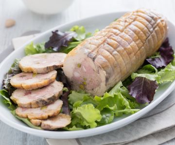 Galantine of guinea fowl