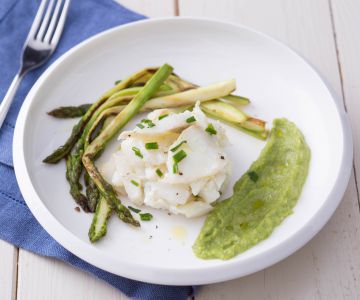 Cod with Asparagus