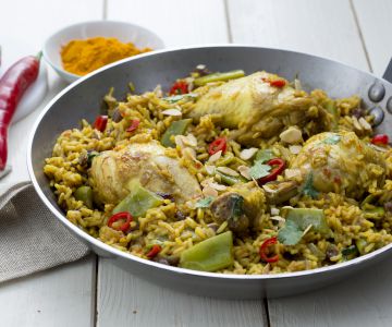 One-pot chicken biryani