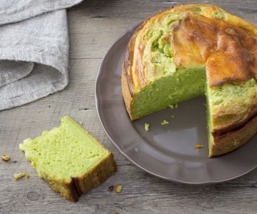 Pea and Robiola Savory Pie