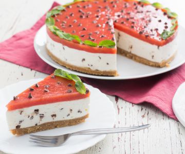 Cold Watermelon Jelly Cake