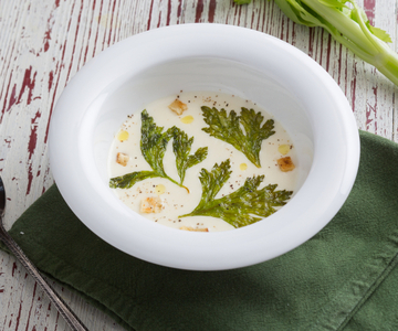 Grana Padano and Celery Soup