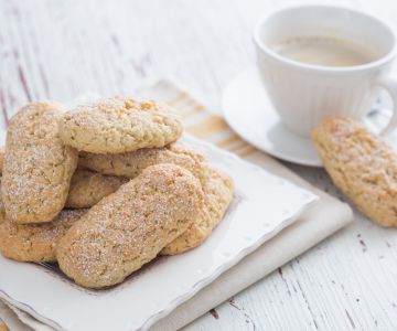 Rustic lactose-free cookies