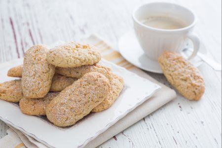 Rustic lactose-free cookies