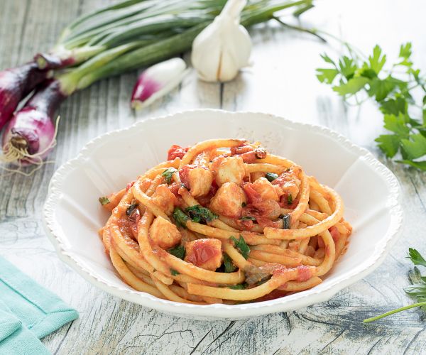 Bigoli with scallop ragù