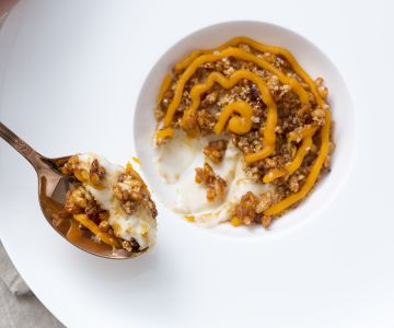 Rice pudding and pumpkin
