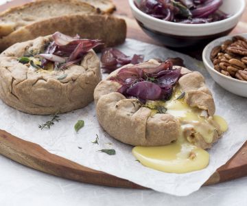 Camembert and Bordeaux Onion Galette