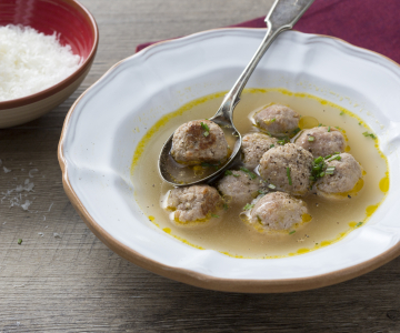 Pork Meatballs in Broth